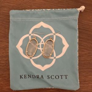 Kendra Scott Elle gold drop earrings